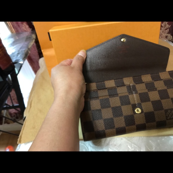 Louis Vuitton Sarah wallet Dameir Ebene - Picture 3 of 11
